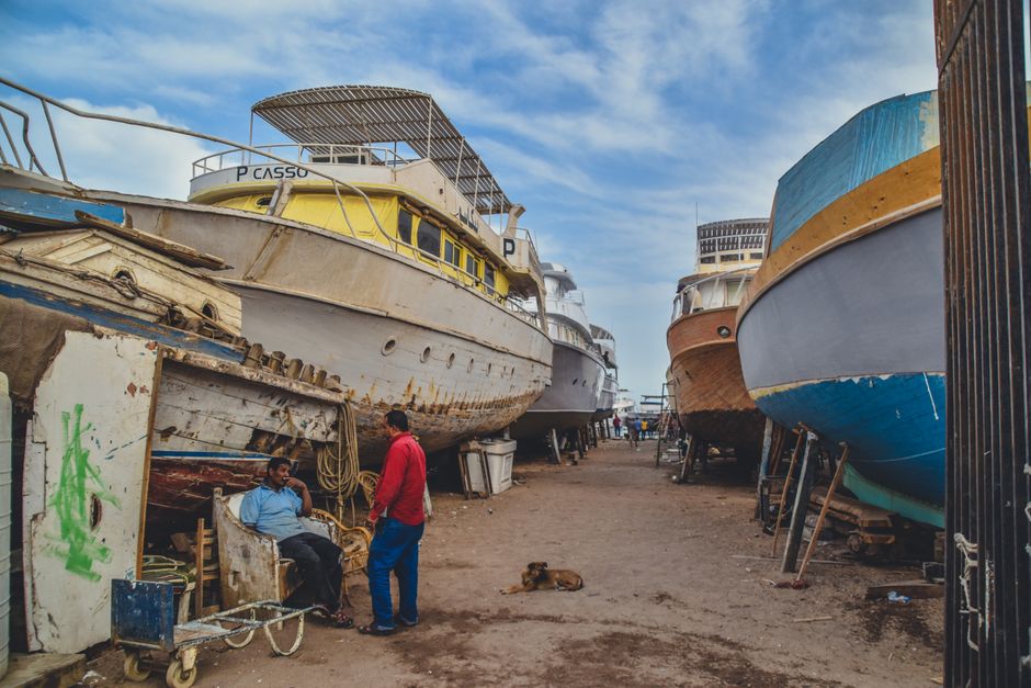 boat repair shop